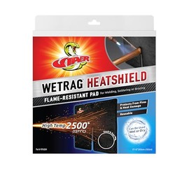WETRAG HeatShield Fire Protection (RT420H) | 12x12 Re-usable Fire & Flame-Resistant Welding Pad | Prevent Brazing/Welding Fires | Protection From Heat Transfer Damage
