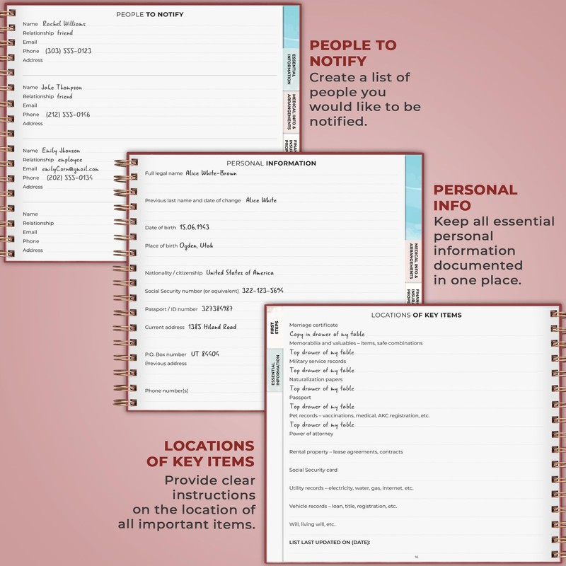 Clever Fox Peace of Mind Planner – Guided End of