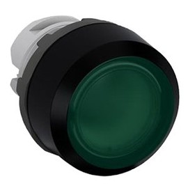 ABB MP1-11G Push Button Operator, 22 mm, Momentary, Flush Operator, Green