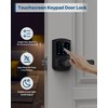 HIDALIFE Keyless Entry Door Lock with Keypad and Handle for