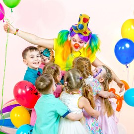 TOYANDONA Clown, cappello da clown, costume di carnevale, divertente performance, per adulti e bambini