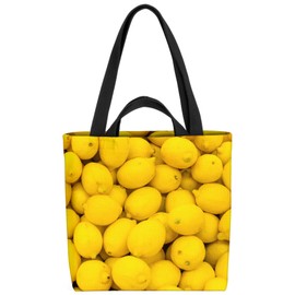 VOID Lemons Shopping Bag, 33 x 33 x 14 cm, 15 L, multicoloured, Casual