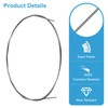 sourcing map 3 Feet Nitinol Wire, 1 Pcs 1.1mm Super