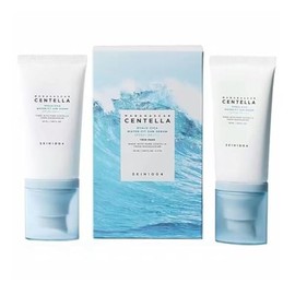 SKIN1004 Madagascar Centella Hyalu-Cica Water-Fit Sun Serum SPF50+ PA++++ – Lightweight Korean Sunscreen with Hyaluronic Acid, No White Cast, Hydrating Daily UV Protection for All Skin Types 2-pack OTC