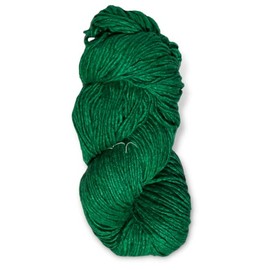 Regal Mulberry Silk Yarn - Worsted Weight - Single Ply Yarn - Solid Colors (Deep Green)