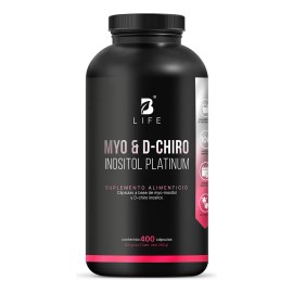 B-Life Myo & D-Chiro Inositol Platinum | 400 Cápsulas | Fórmula 40:1 | Salud Hormonal Femenina, SOP y Fertilidad | Sin Sabor y Alta Absorción