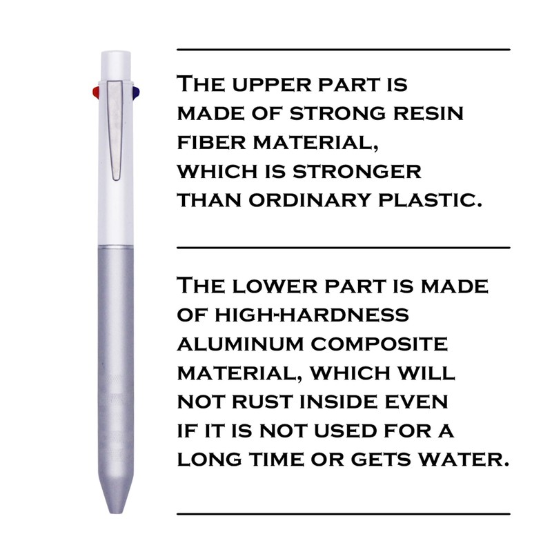 HeTaoCat Multi Color Pen 4 In 1 Multi function Pen