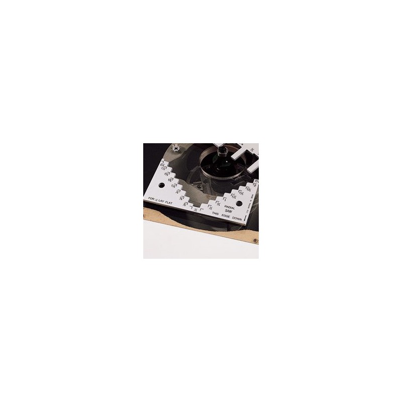 Woodriver Saw Depth Gauge, Marked In Inches And Millimeters