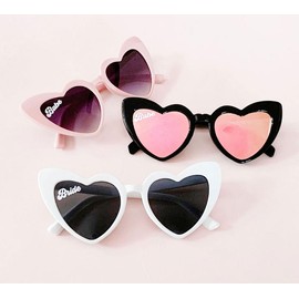 Bride & Babe Heart Sunglasses - Style: Babe w/Black Frames