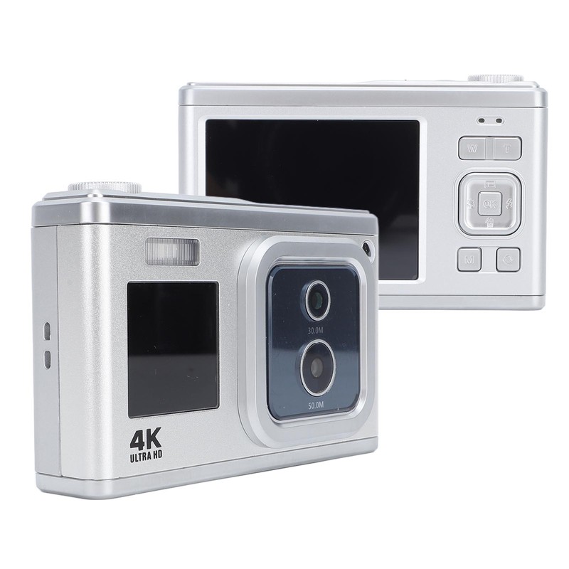 Digital Camera 4K HD Dual IPS Screen 50MP 30MP Dual