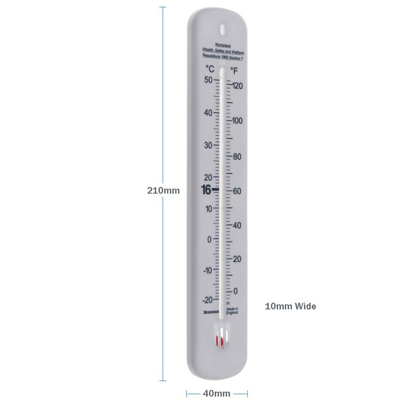 Wall Thermometer with Regulation Temperatures