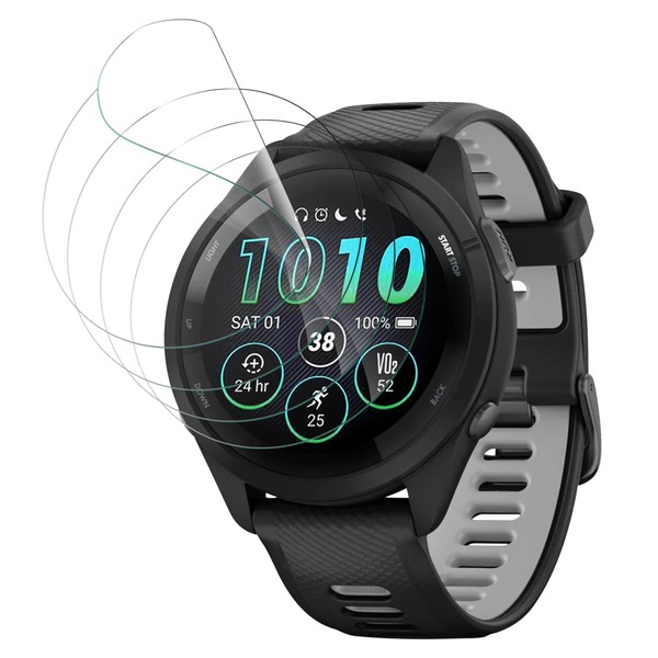 NEWZEROL Pack of 4 Screen Protectors Compatible with Garmin Forerunner