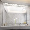 Aipsun 41 Inches Crystal Vanity Lights Over Mirror Long Bathroom