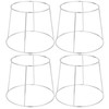 OCS Parts 4-Pack Round Chrome Plated Steel Food Display Stands