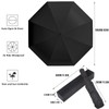 Rainproof and Windproof Travel Rain Umbrella, 16 Ribs Reverse Folding