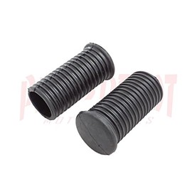 28-0201 フットペグラバー黒 ハーレー純正タイプ メス型 ラージ 28-0201-28-0201