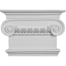 Ekena Millwork CAP09X07X03RI Capital Pilaster, 7 1/2"W x 8 1/2"H, Factory Primed White
