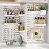 Aupekro Pegboard Combination Kit, Pegboard Wall Organizer with 6 Pegboards