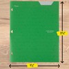 Five Star 2-Pocket Folder, Plastic Folder with Stay-Put Tabs, Fits