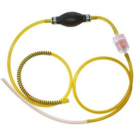 GasTapper Fuel Transfer Pump - 6 Ft Siphon Pump for Gas, Water, Oil, Fluid - Manual Hand Pump