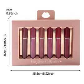 Set De 6 Brillos De Labios De 1,9 Ml Efectivos X 6