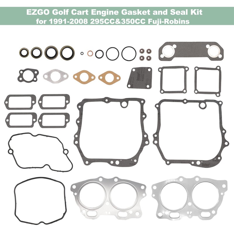 CartClan Engine Gasket Seal Rebuild Kit for EZGO 295cc 350cc