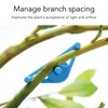 50 Packs Plant Support Clip Branch Reusable Adjustable Stem Trainer