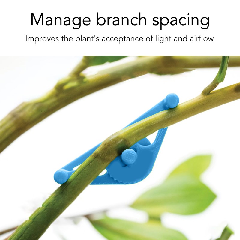 50 Packs Plant Support Clip Branch Reusable Adjustable Stem Trainer
