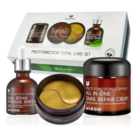 Mizon, Juego De Cuidado Total, Rutina De Skincare, Baba De C                                                                                          