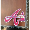 Atlanta Braves Patch. Tomahawk Design. Embroidered. Iron On Backing 3"x3"