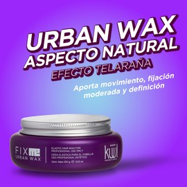 KÜÜL - Fix Me Urban Wax Cera para Cabello 100 g, de Fijación Moderada, Cera para Peinar, Aporta Movimiento y Definición, Acabado Natural, Ayuda a Estilizar el Cabello, con Resinas