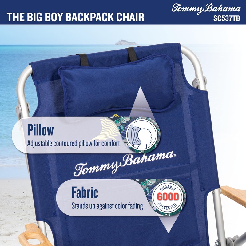 Tommy Bahama Big Boy 4-Position Folding 13" High Seat Backpack