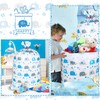 Snogisa 2 Pieces 56 Inch Baby Shower Bag Large Bags,Plastic