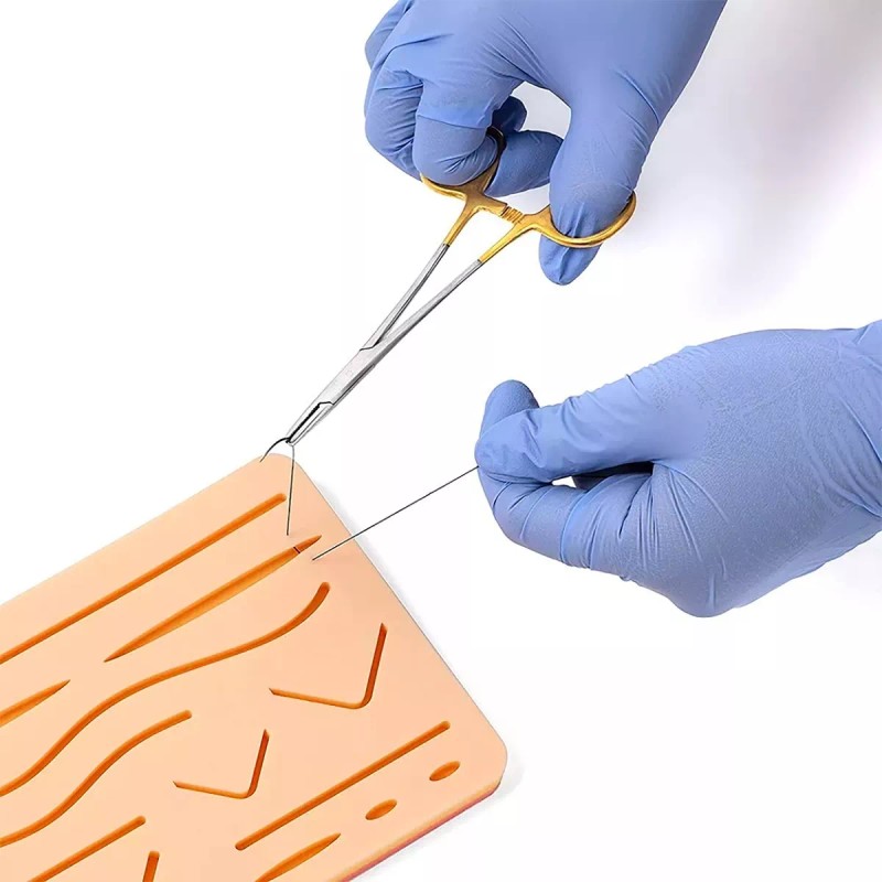 MERCY Pad Práctica Sutura, Almohadilla De Silicona Para Sutura