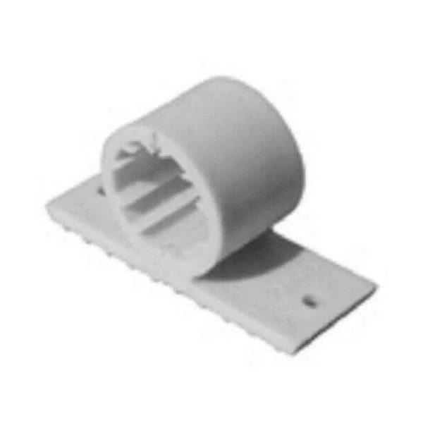Unbranded/Generic 25pcs 3/4" Plastic Pipe Strap Hanger Flat Clamp (FITS