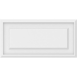 Ekena Millwork 24"W x 12"H x 5/8"P Legacy Raised Panel Decorative Wall Panel