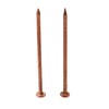 MY MIRONEY 10 Pack 3.4 Inch Copper Nails Solid Copper