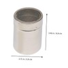 BIUDECO 2Pcs Stainless Steel Cocoa Powder Scoop Fine Mesh Top