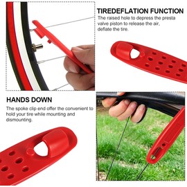 JEYORZY 3 Pack Super Strong Bicycle Tyre Levers, Bicycle Tyre Levers, Durable Tyre Removal Tool, Suitable for Road Bike Tyre Levers Tools, Bicycle Tyre Levers for Tire Change