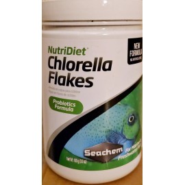 SEACHEM NutriDiet®  Chlorella Flakes Probiotics Formula Fish Food - 100 GM