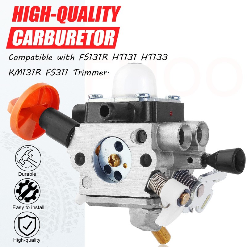 SOAJEE Carburetor for FS131R HT131 HT133 KM131R FS311 Trimmer 4180-120-0617