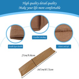 Ever Fairy Turban Head Wrap Scarf,African Women' Soft Long Scarf Shawl Hair Bohemian Headwrap Stretch Headband Tie