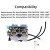 Motorcycle Carburetor Dual Carb Assy Replacement for Honda CA250 CMX250C