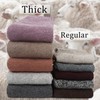 Loritta 5 Pairs Womens Wool Socks Thermal Thick Socks Casual