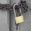 Nutabevr Pack of 3 32 mm Long Bar Padlock, Weatherproof