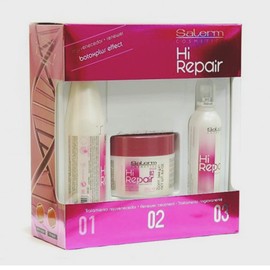 Salerm Cosmetics Hi-Repair - Pack of 3 (3 x 200 ml) - Total 4.00 ml