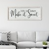 ZZJJHYWGQ Life is Short Make It Sweet Sign Wall Decor