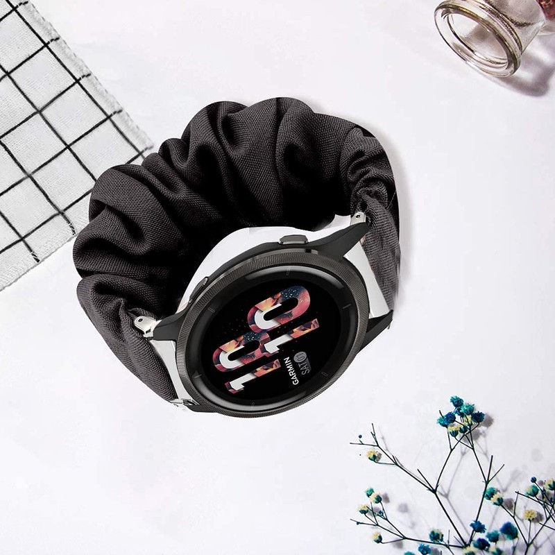Compatible with Lintelek Smart Watch Bands, Giaogor Fabric Elastic Scrunchie