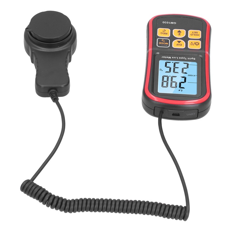 BENETECH Digital Luminance Meter HighAccuracy Handheld Industrial MultiFunction Illuminance Meter