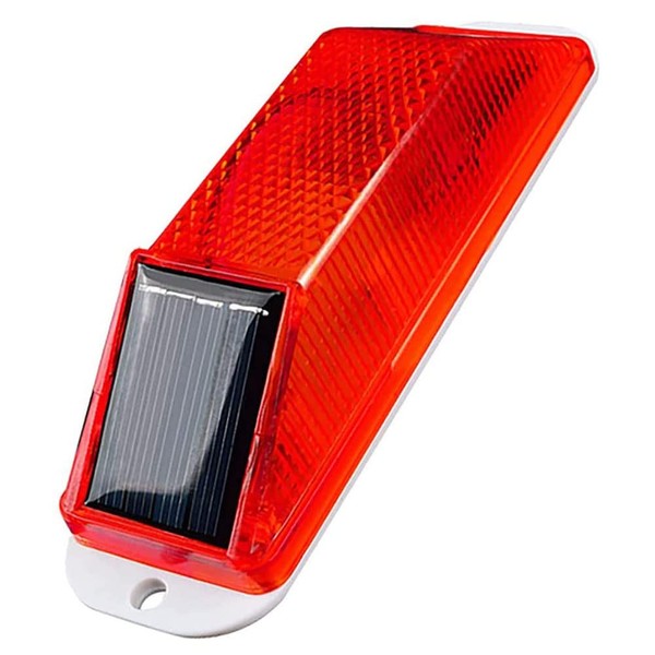 Aolyty Solar Warning Light, LED Light, Strobe, Illuminance Sensor, Automatic